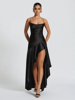 Bethany Backless Ruffles Irregular Dress Summer