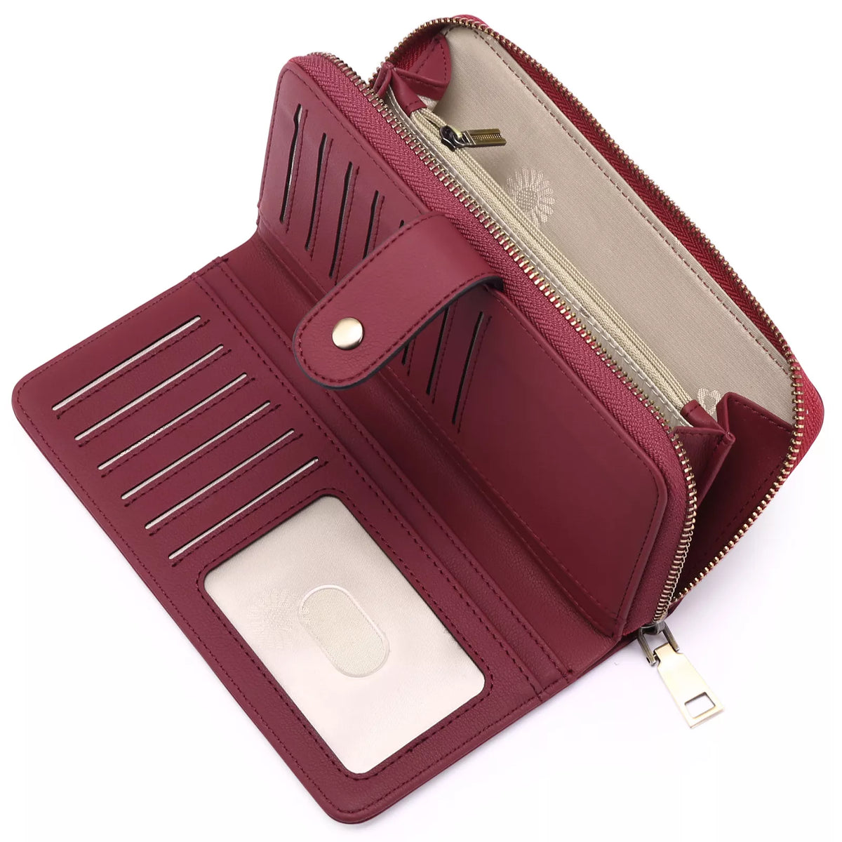 PU Leather Long Wallet