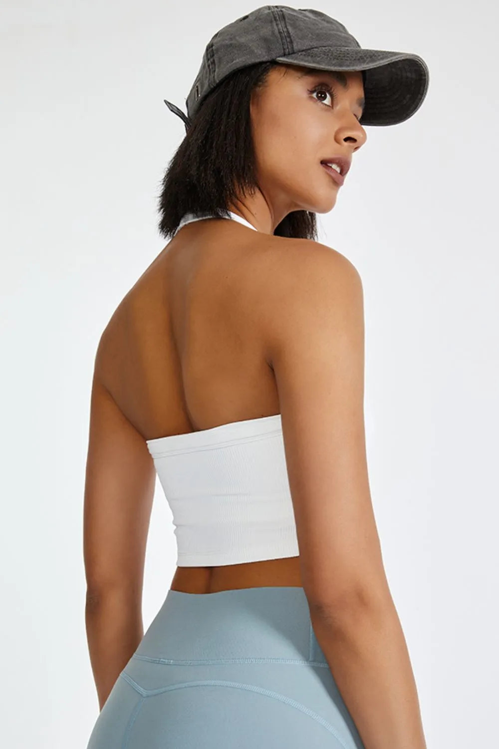 Halter Neck Active Cami - Ladyez