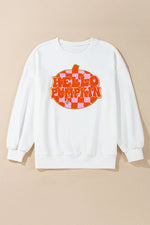 Graphic Round Neck Long Sleeve Sweatshirt