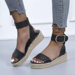 Open Toe Openwork Sandals