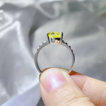 3 Carat Moissanite Oval 925 Sterling Silver Ring