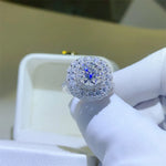 2 Carat Moissanite 925 Sterling Silver Ring