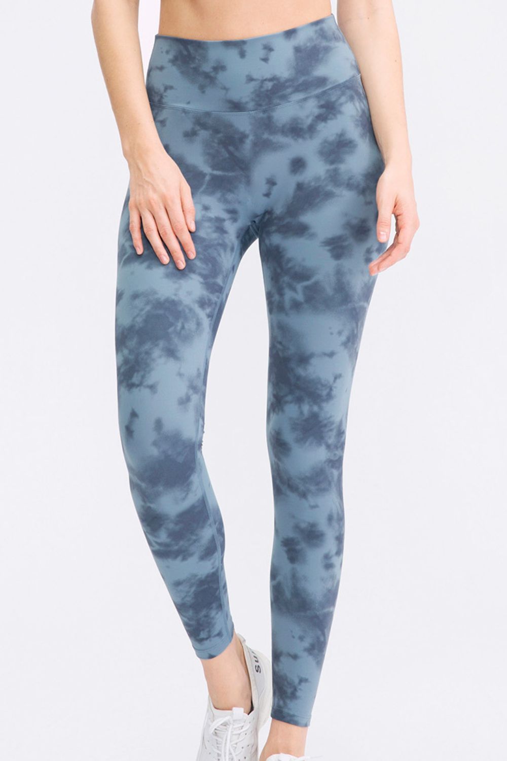 Wide Waistband Slim Fit Long Sports Pants - Ladyez