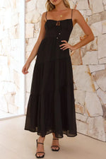 Ruched Smocked Back Cami Dress
