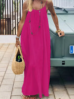 Backless Spaghetti Strap Maxi Dress