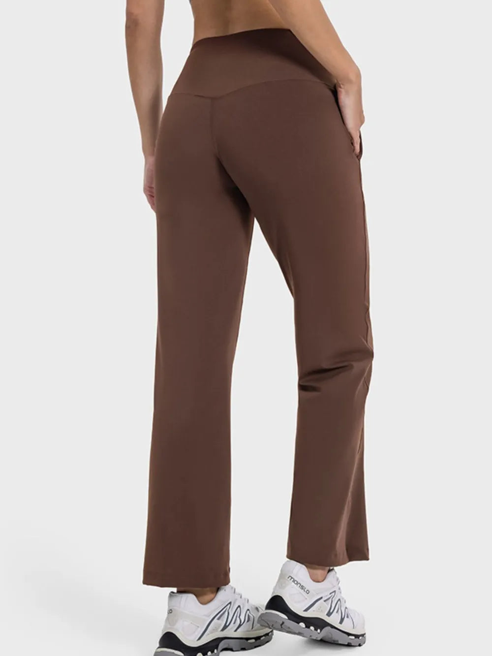 Millennia Pocketed High Waist Active Pants - Ladyez