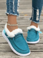 Cozy Plush-Lined Flats Slip-Ons