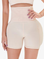 Full Size Hook and eye Shaping Shorts - Ladyez