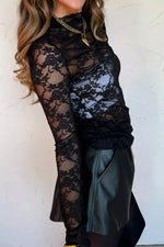 Floral Lace Long Sleeve Top
