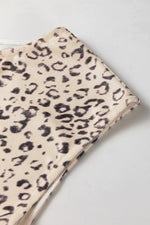 Knot Side Leopard Print Vest