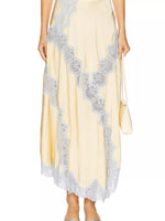 Lace Detail Cami and Skirt Set
