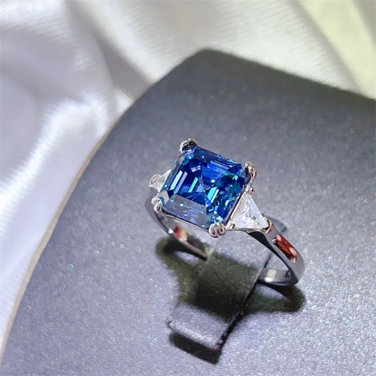 3 Carat Moissanite 925 Sterling Silver Ring - Ladyez