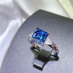 3 Carat Moissanite 925 Sterling Silver Ring - Ladyez