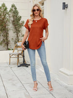 Round Neck Short Sleeve T-Shirt