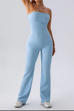 Sleeveless Straight Active Jumpsuit - Ladyez