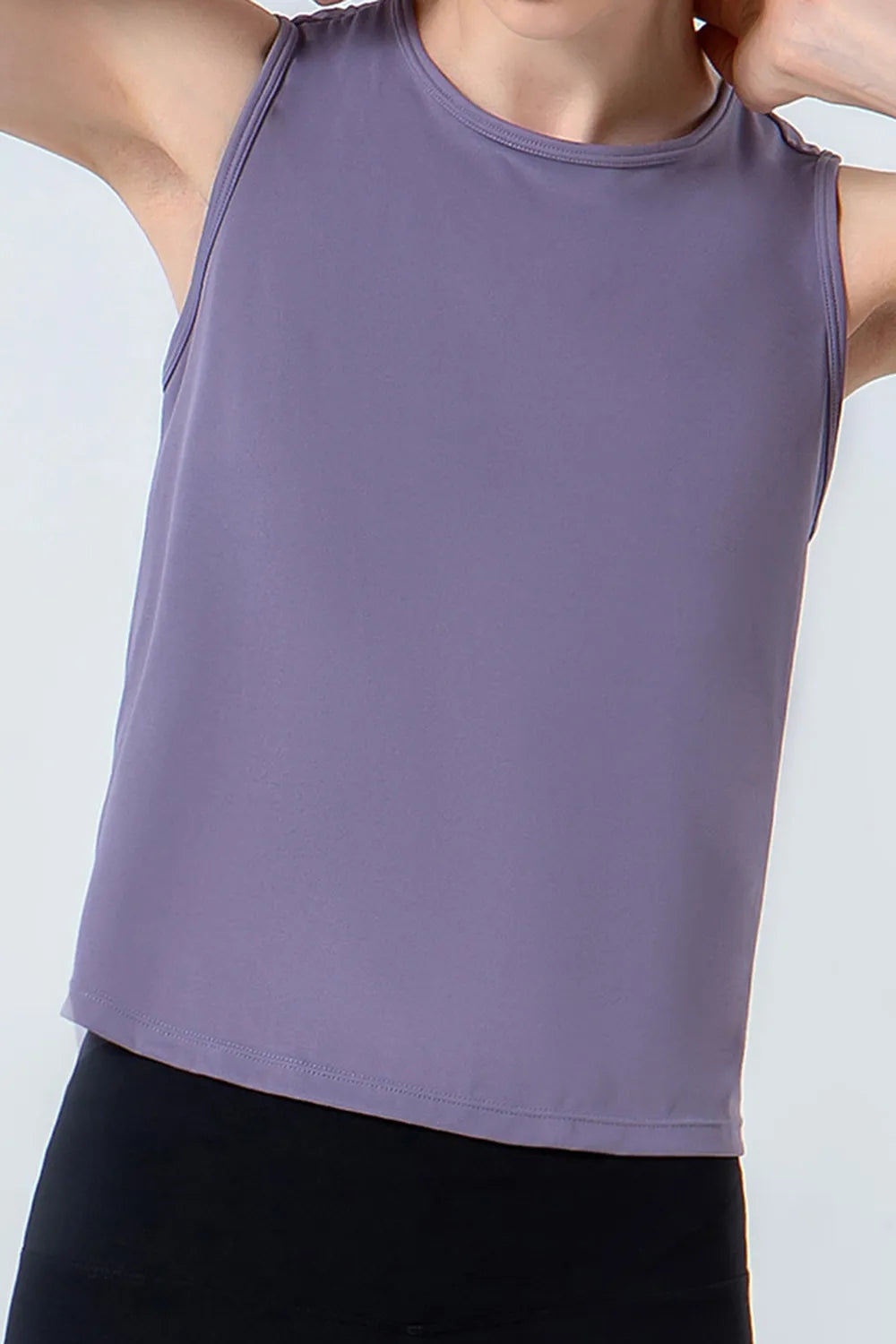 Round Neck Active Tank - Ladyez
