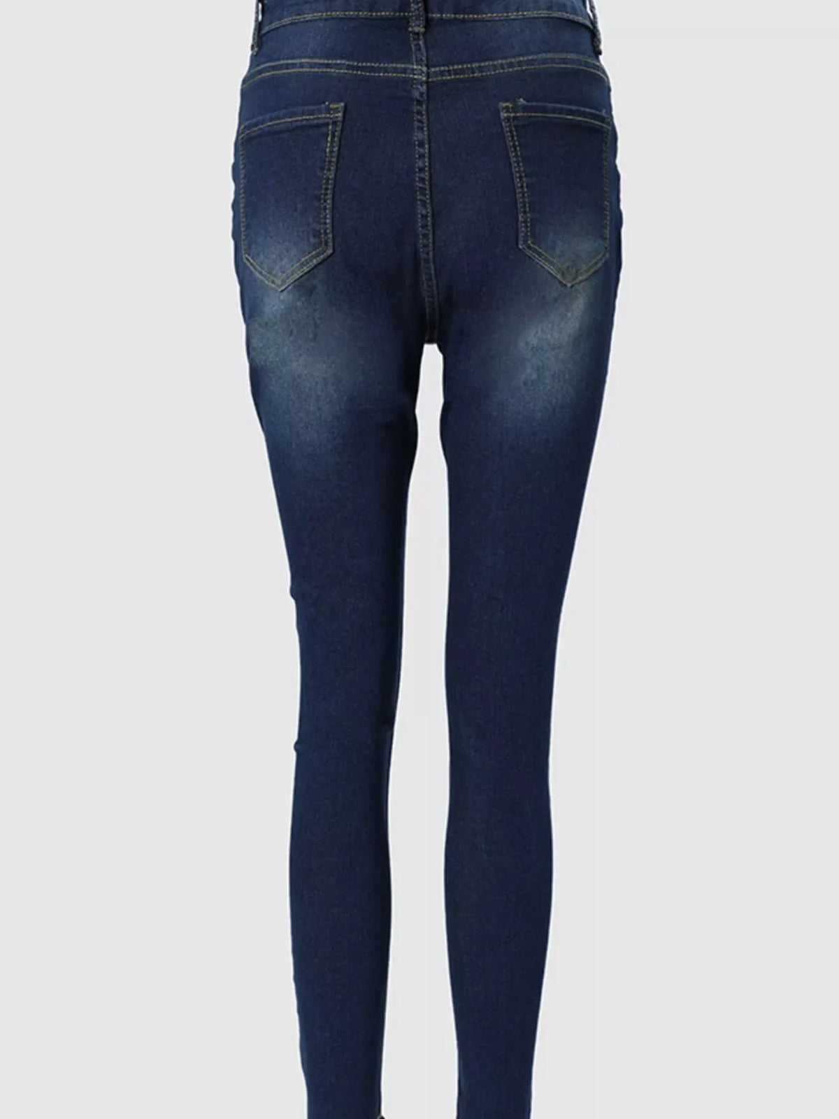 Zipper Front Skinny Jeans