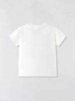Children's Fire Truck Graphic Short Sleeve T-Shirt