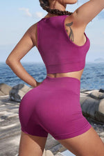Cutout Two-Piece Sports Set - Ladyez