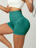High Waist Active Shorts - Ladyez