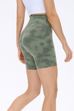 Wide Waistband Sports Shorts - Ladyez