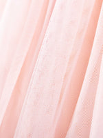 Children's Flower Round Neck Tulle Dress