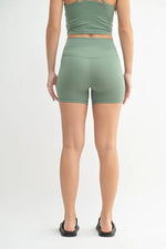 MONO B Venice Cloud Light Contour Biker Shorts - Ladyez