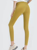 Wide Waistband Sports Leggings - Ladyez