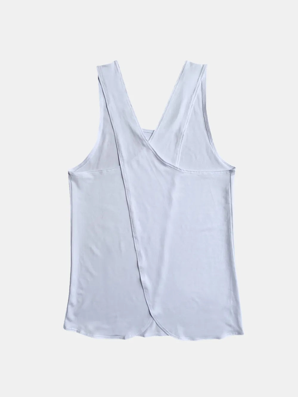 Crisscross Scoop Neck Active Tank - Ladyez