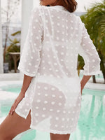 Swiss Dot Sheer Cover-Up - Ladyez