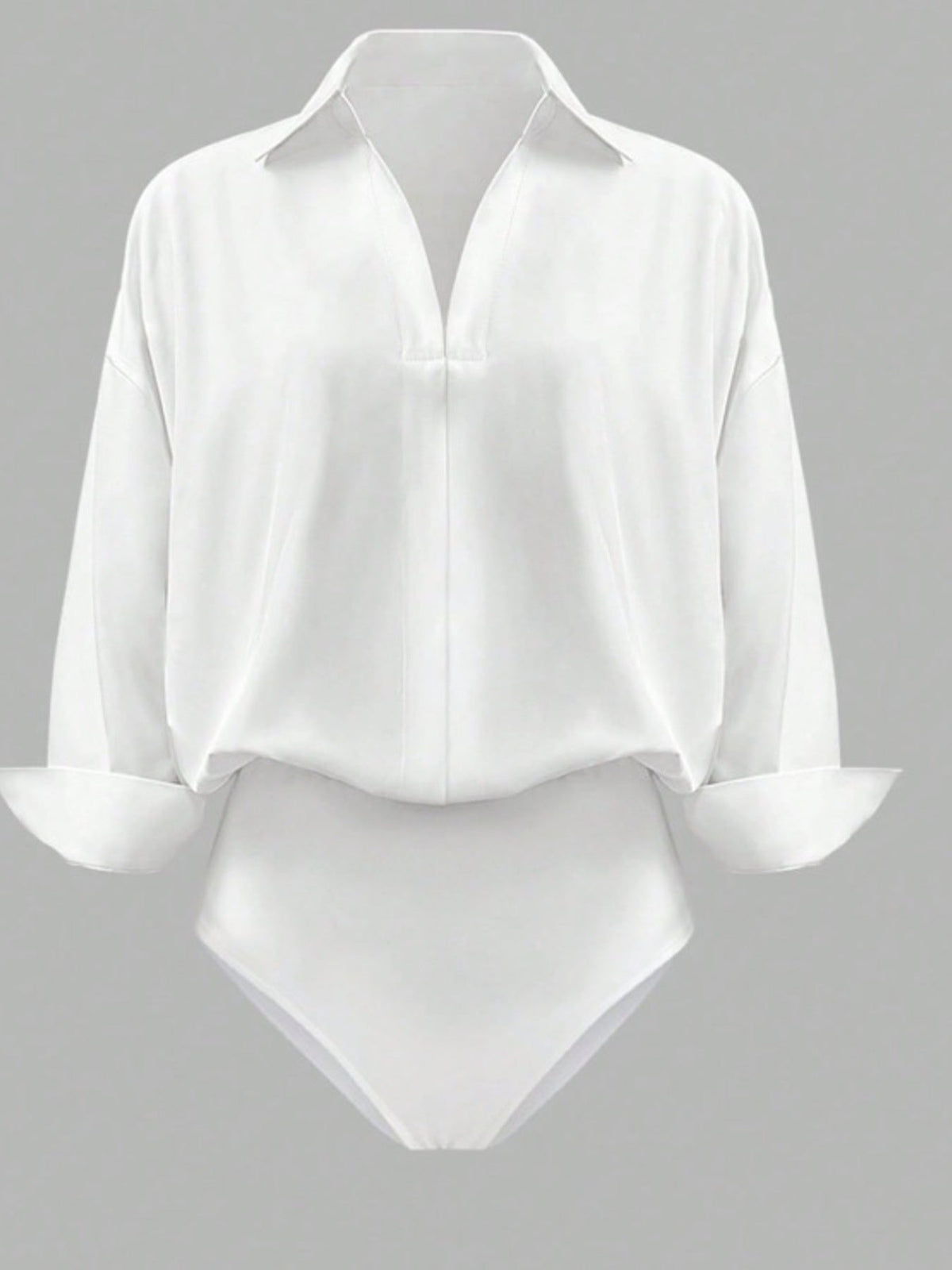 Button-Down Long Sleeve Bodysuit