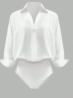 Button-Down Long Sleeve Bodysuit