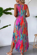 Scoop Neck Sleeveless Dress with Pockets