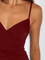 V-Neck Cami Top - Ladyez