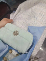 Quilted Flap Chain Crossbody Bag