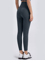 Wide Waistband Sports Leggings - Ladyez