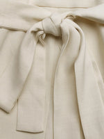 Ruffle One-Shoulder Wide Leg Jumpsuit