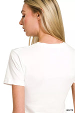 Zenana American Flag Tee