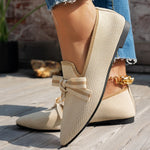 Point Toe Flats Slip-Ons