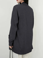 Open Front Long Sleeve Sweater Cardigan