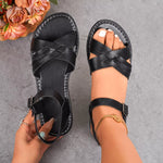 Open Toe Flats Sandals