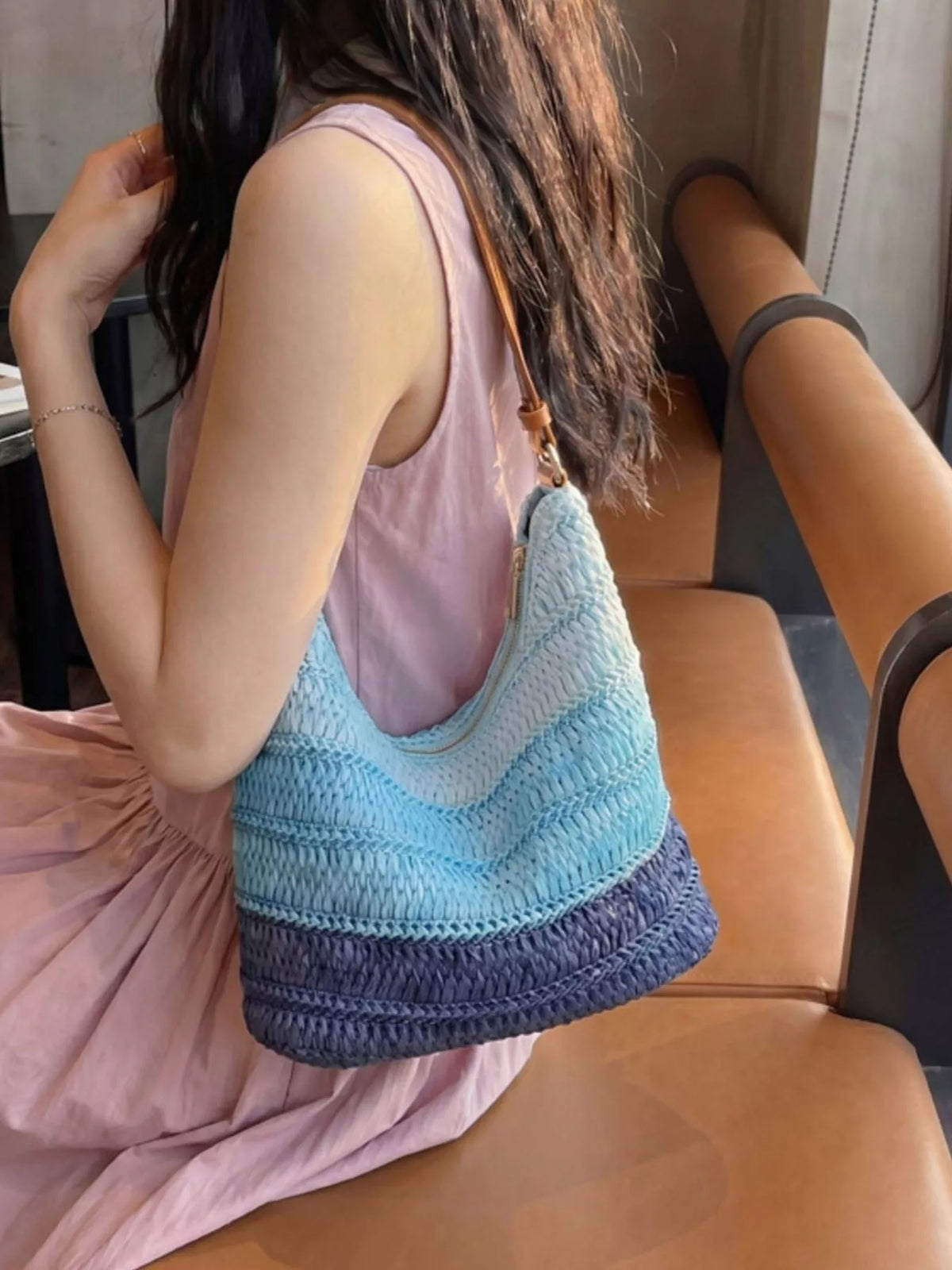 Straw Woven Shoulder Bag