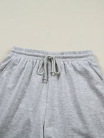 Polo Collar Short Sleeve Top and Shorts Set