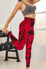 Tie-Dye High Waist Active Leggings - Ladyez