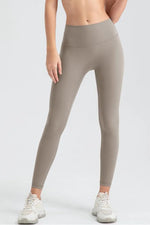 Wide Waistband Sport Leggings - Ladyez