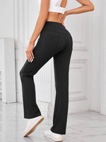 Lovelet High Waist Active Pants with Pockets - Ladyez
