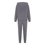 Zip Up Long Sleeve Hoodie and Joggers Set