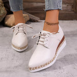 Point Toe Lace Up Sneakers