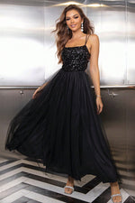 Lace-Up Backless Mesh Dress - Ladyez